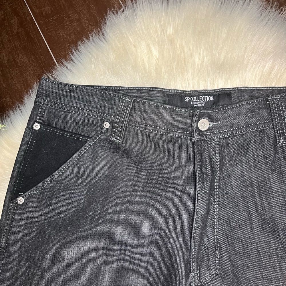 SP Collection black washed denim sz 40 - Picture 2 of 7